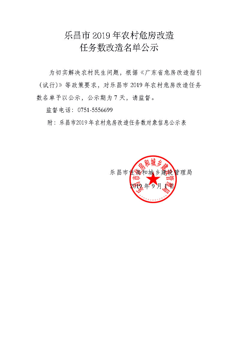 樂(lè)昌市2019年農(nóng)村危房改造任務(wù)數(shù)改造名單公示.jpg